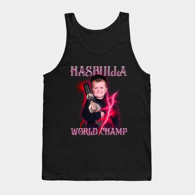 Hasbulla WORLD CHAMPION Tank Top by bmron